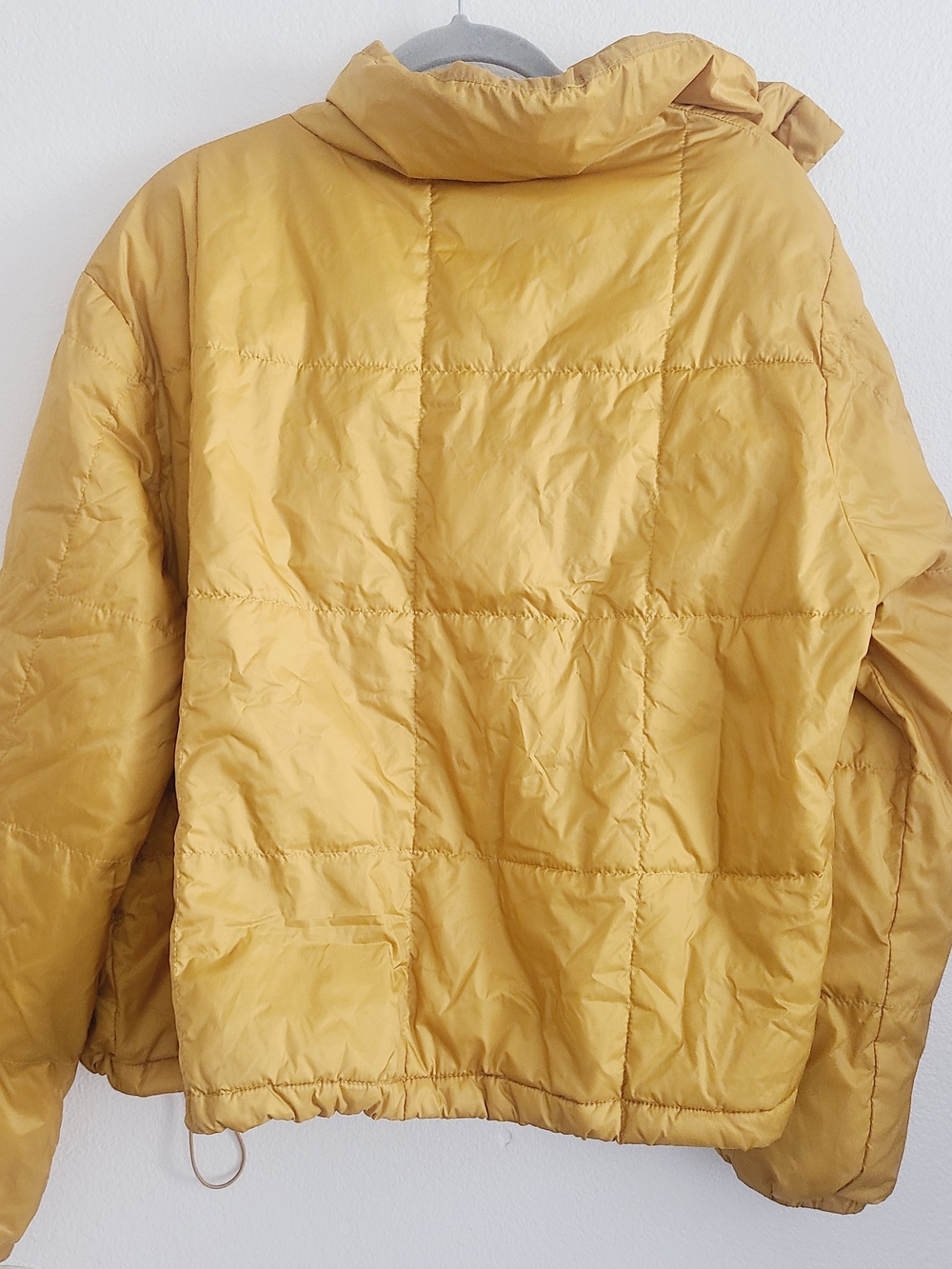 Madewell Mustard Yellow Puffer Jacket - Lightweight Warmth - Picture 8 of 10